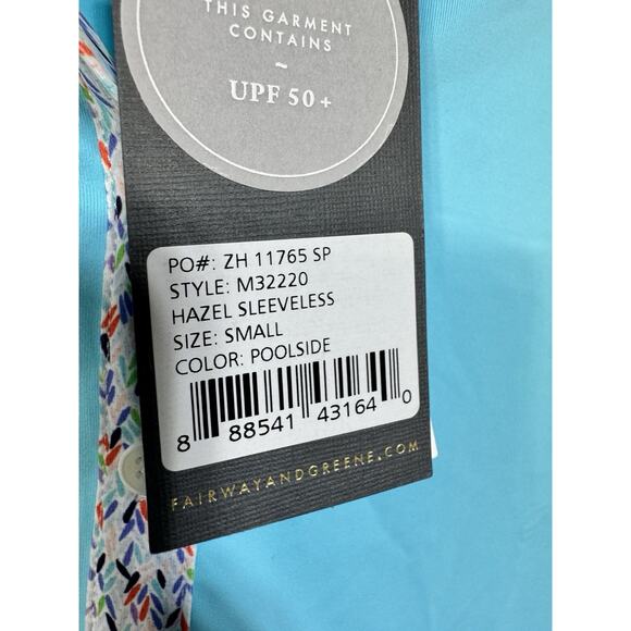 Fairway & Greene Set Of 2 Women's Sleeveless Golf Shirts Size Small UPF 50+ NWT - Picture 5 of 6